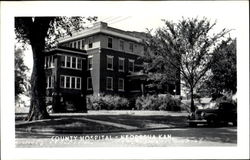 County Hospital Neodesha, KS Postcard Postcard