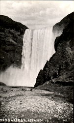 Skogarfoss Island Postcard