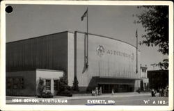 High School Auditorium Postcard