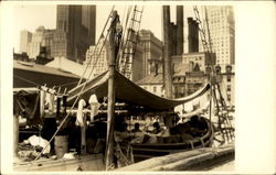 Ship at Dock New York City, NY Postcard Postcard