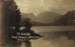 Mt. Craig from Grand Lake Postcard