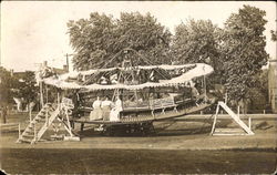 Amusement Park Ride Postcard Postcard