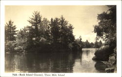 Rock Island Channel, Three Mile Island Postcard