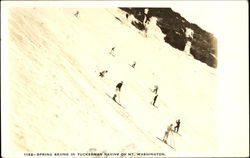 Spring Skiing In Tuckerman Ravine Postcard