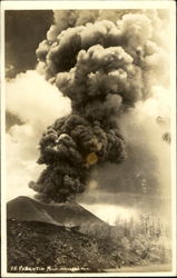 Paricutin Volcano Eruption Postcard