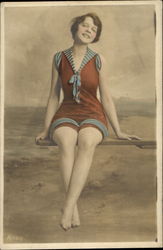 Bathing Beauty Swimsuits & Pinup Postcard Postcard