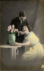 Hand Tinted Color Postcard