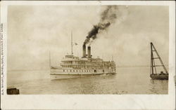 Canadian Steamer Postcard