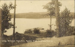 Lake Warren From Eel Rocks East Alstead, NH Postcard Postcard