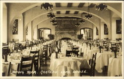 Dining Room Chateau Lake Louise Banff, AB Canada Alberta Postcard Postcard