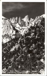 Mt. Whitney Highest Peak In United States Scenic, CA Postcard Postcard