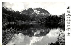 Gull Lake And Carson Peak Scenic, CA Postcard Postcard