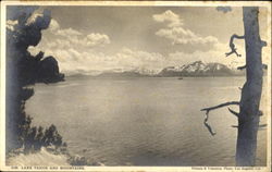 Lake Tahoe And Mountains California Postcard Postcard