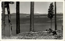 Mt. Lassen From Lake Almanor Scenic, CA Postcard Postcard