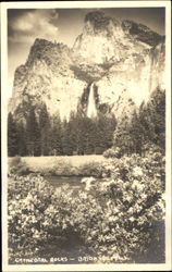 Cathedral Rocks Bride Veil Falls Postcard