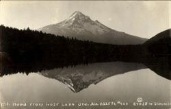 Mt. Hood From Lost Lake Scenic, OR Postcard Postcard