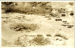 Volcanic activity Landscapes Postcard Postcard