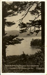 Looking Into Columbia Gorge From Inspiration Point, Columbia River Highway Scenic, OR Postcard Postcard