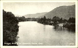 Rogue River At Grants Pass Postcard