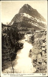 Mc Dermott Falls Glacier National Park Postcard Postcard