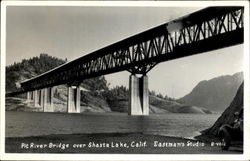 Pit River Bridge Over Shasta Lake Scenic, CA Postcard Postcard