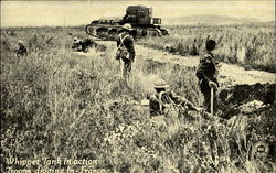 Whippet Tank In Action Postcard