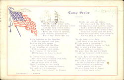 Camp Sevier Military Postcard Postcard