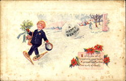 A Happy New Year Postcard