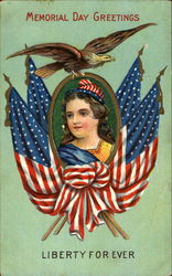 Memorial Day Greetings Postcard