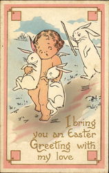 I Bring You An Easter Greeting With My Love Postcard