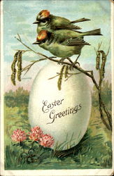 Easter Greetings Postcard