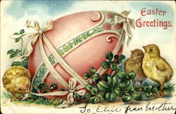 Easter Greetings Postcard