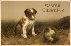 Easter Greetings Postcard