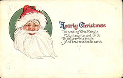 Hearty Christmas Postcard