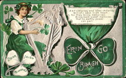 Dear Irish Memories St. Patrick's Day Postcard Postcard