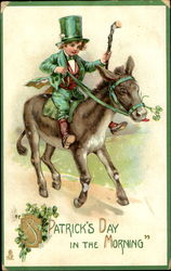 St. Patrick's Day In The Morning Postcard Postcard