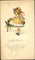 A Happy Birthday Postcard