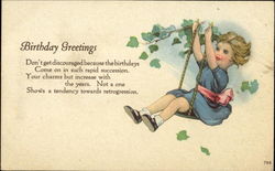 Birthday Greetings Postcard