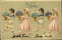 A Happy Birthday Postcard