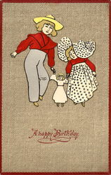 A Happy Birthday Postcard