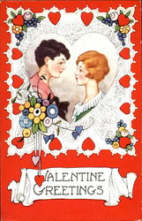 Valentine Greetings Postcard