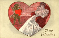 To My Valentine Postcard