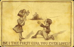 Be I The First Girl You Ever Loved? Postcard