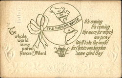 The Ribbon White Postcard