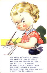 Little Girl Postcard