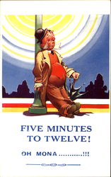 Five Minutes To Twelve! Postcard