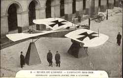 Musee De L'Armee Aircraft Postcard Postcard