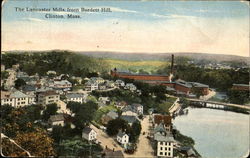 The Lancaster Mills From Burdett Hill Postcard