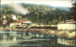 The Woodstock Lumber Co's Mill New Hampshire Postcard Postcard