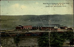 New Round House And Machine Shop New Haven, CT Postcard Postcard